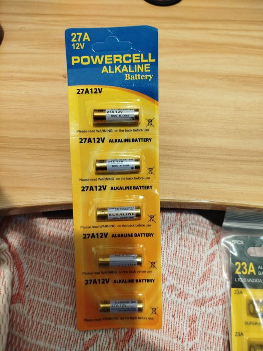 Pilhas novas 27 A/ 23A