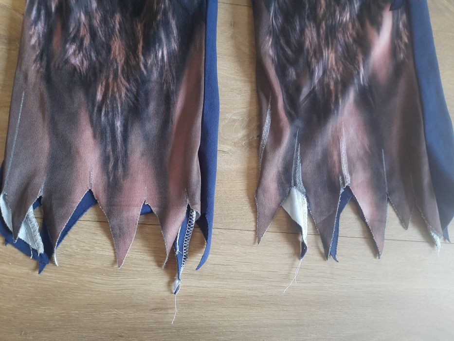 Wilkołak stroj przebranie kostium kombinezon pianka mięśnie 3d 6-7 lat