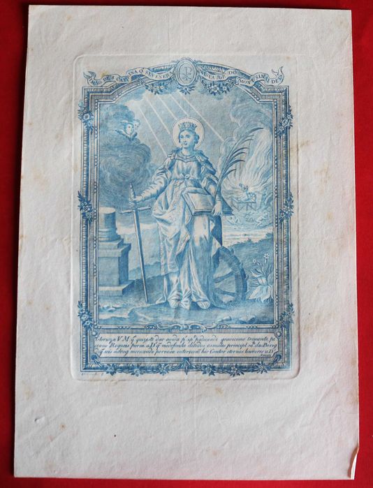 Santa Catarina da Igreja Monte Sinai Lxª grav. S.XVIII