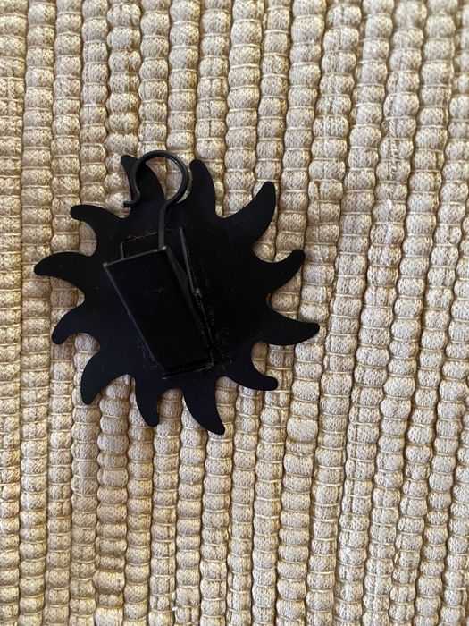 8 estrelas em metal para cortinados