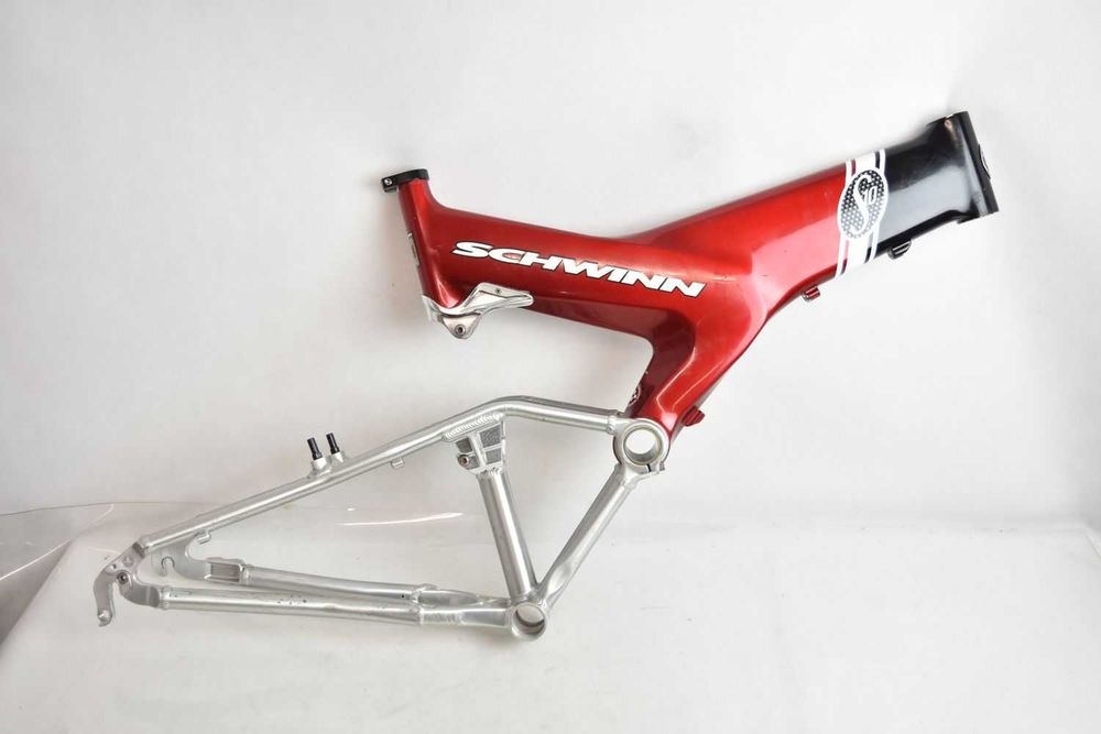 retro rama mtb full suspension SCHWINN S10 26' ! alu-carbon ! USZKODZONA !