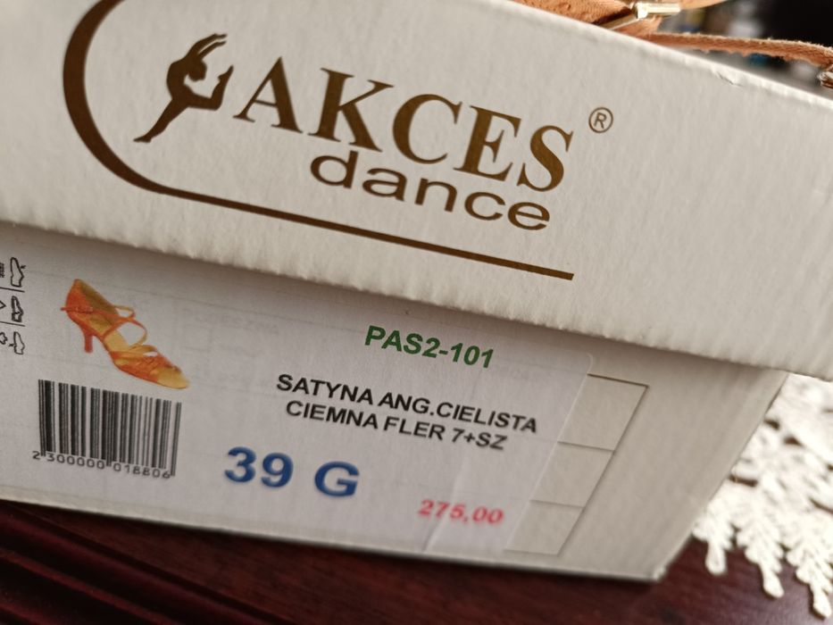 Buty taneczne Akces Dance rozmiar 39G