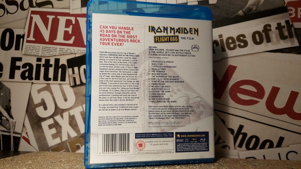 Iron Maiden - Flight 666 Film Live Koncert na Blu-ray