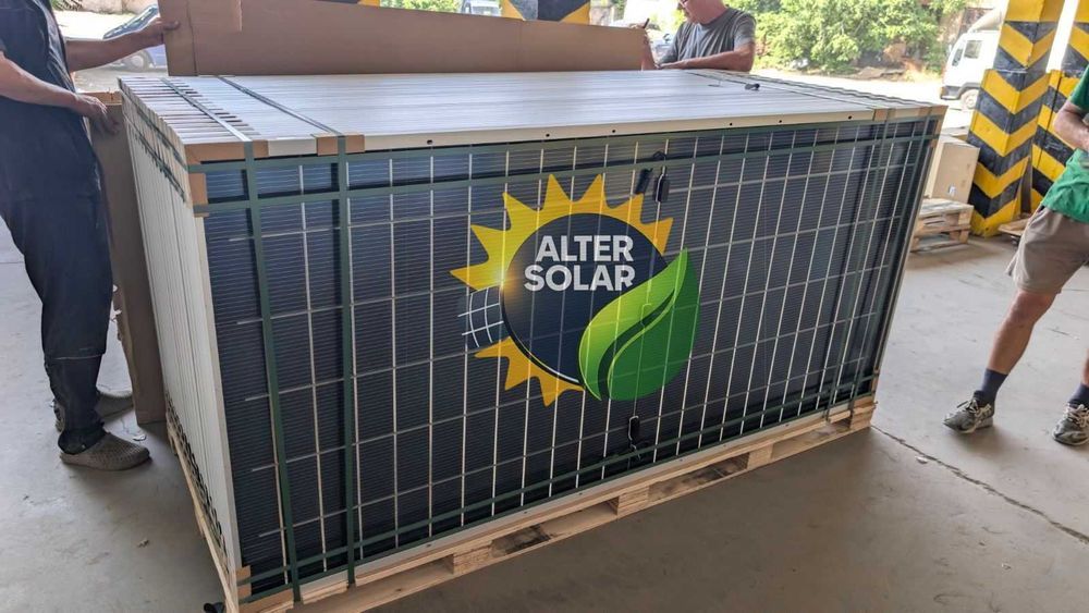 ‼️‼️‼️98$ Сонячні панелі LONGi Solar 620Вт, BIFACIAL HI-MO 7 V2R, LR8-66HGD-620М, двосторонні, ККД 23% ‼️