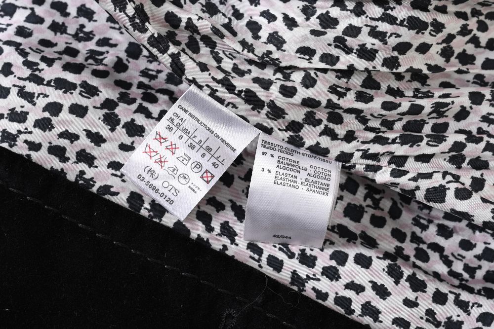 MAX MARA czarna welurowa marynarka damska żakiet r. 36