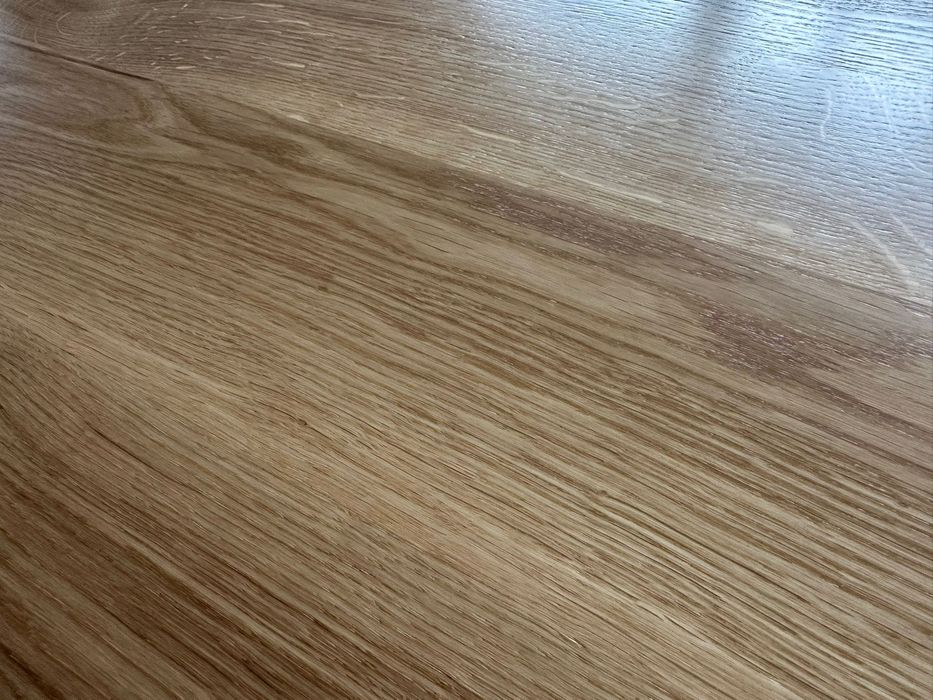 Dębowy stolik kawowy okrągły lite drewno NORD nowoczesny design fi70 gr.4cm PRODUCENT