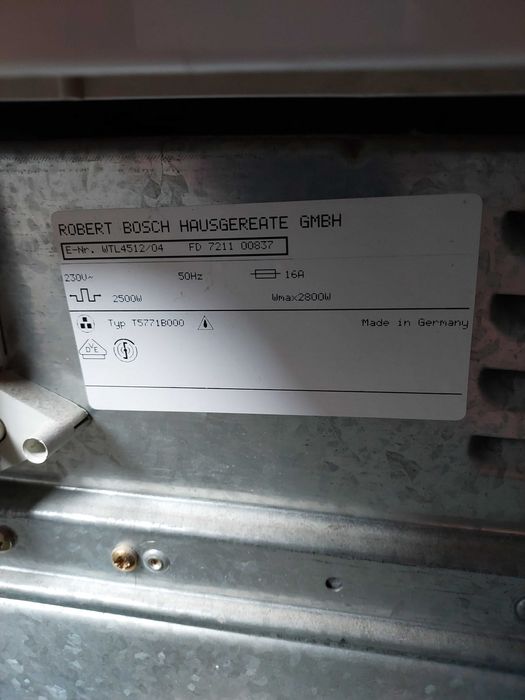 Сушильна машина Bosch