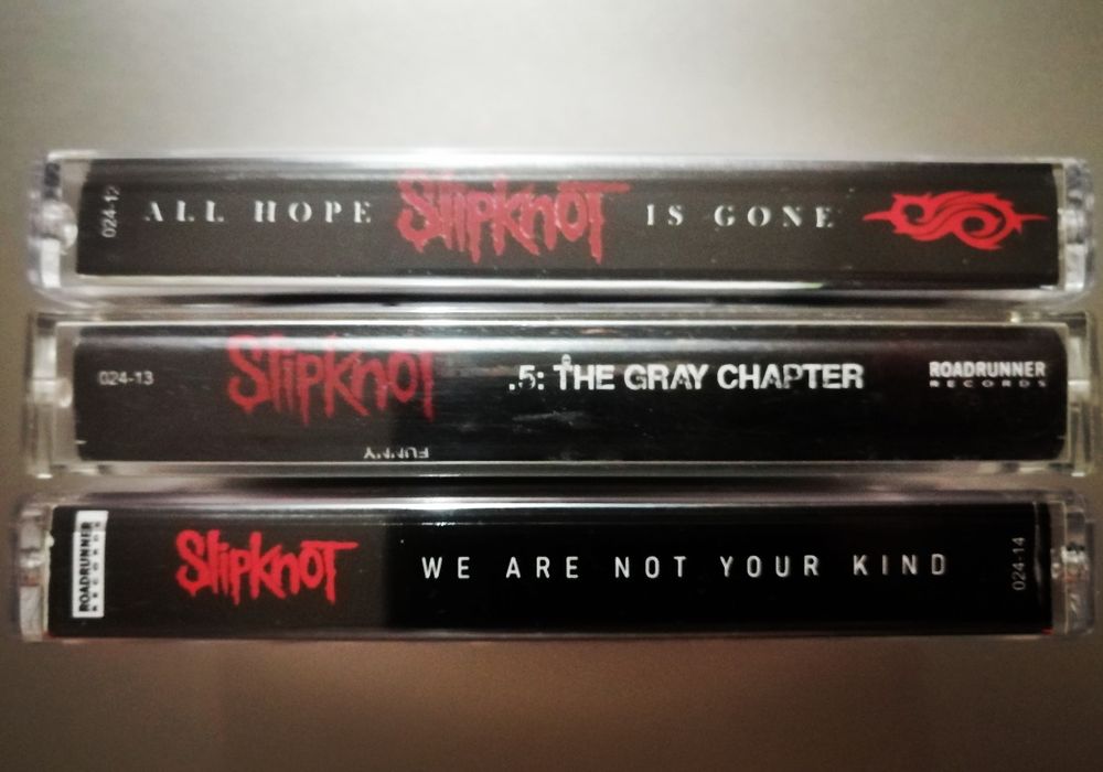 Аудиокасета SLIPKNOT - All Hope Is Gone, 5: The Grey Chapter, We Are..