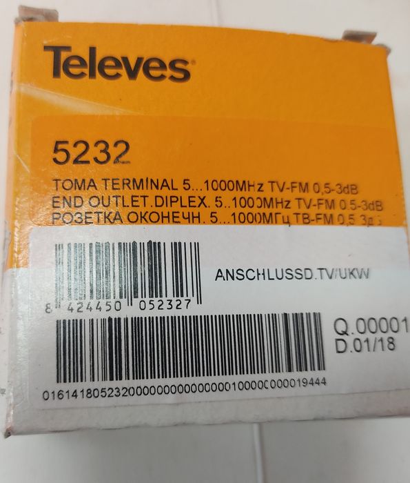 Tomada Marca Televés