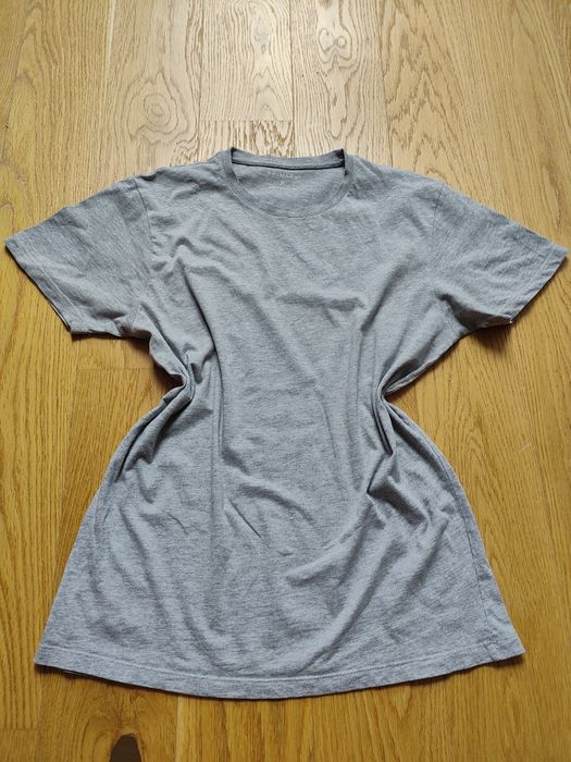 Szara koszulka M bawełna męska