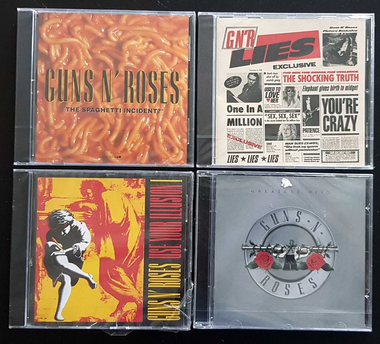 CD x 4  Guns N’ Roses w fabrycznej folii.