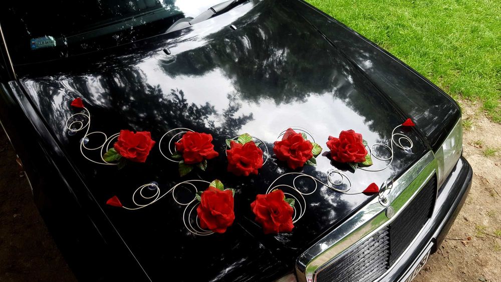 Dekoracja auta Ozdoba samochodu Ślubnego Serca