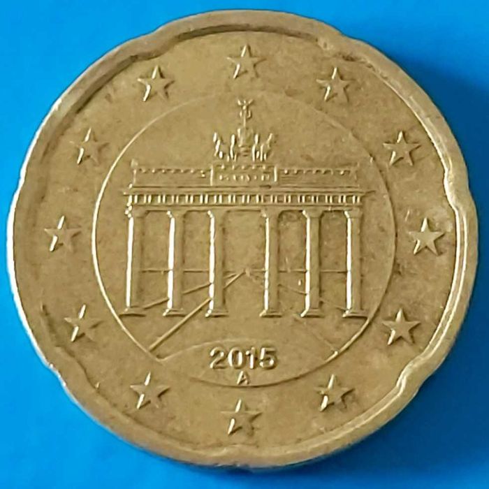 20 Cêntimos de 2015 Letra A da Alemanha