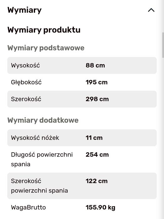 Kanapa w kształcie U duza