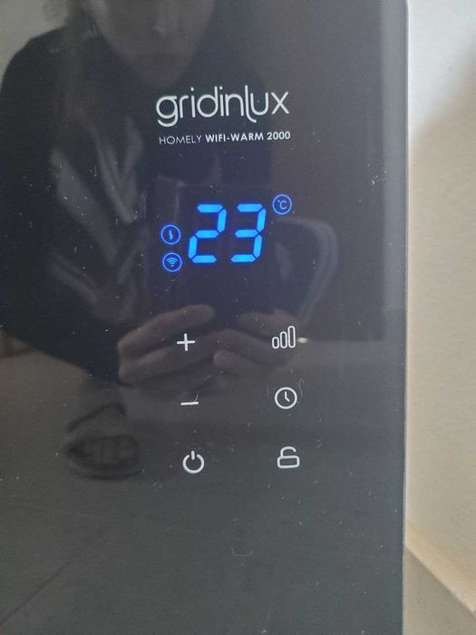 Radiador elétrico Gridinlux WiFi 1000/2000 W