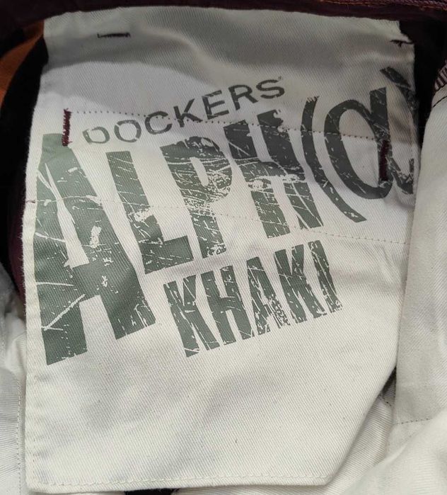 Wr) DOCKERS Alpha Slim oryginalne spodnie męskie Roz.33/36