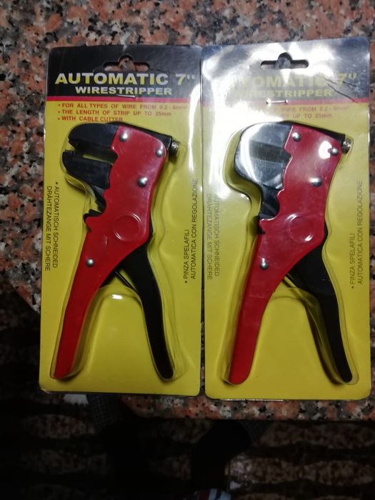 Alicate descarnar fio elétrico novo