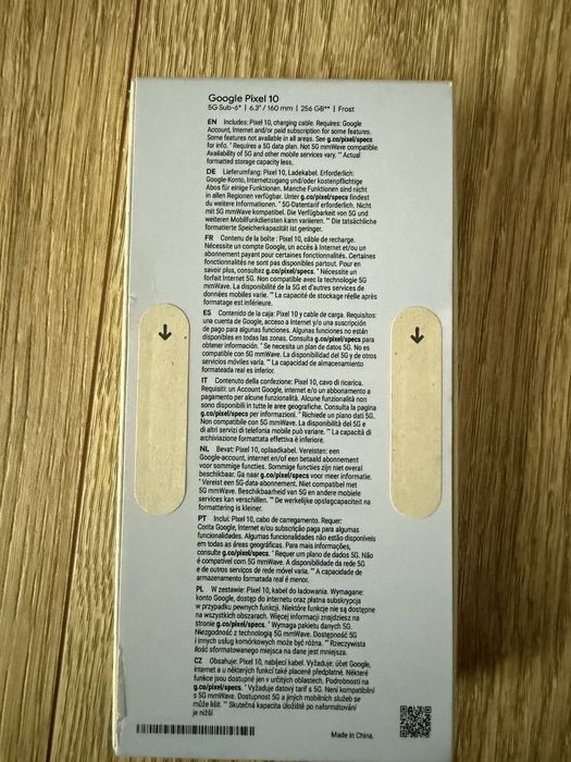 GOOGLE Pixel 10 5G 12/256GB