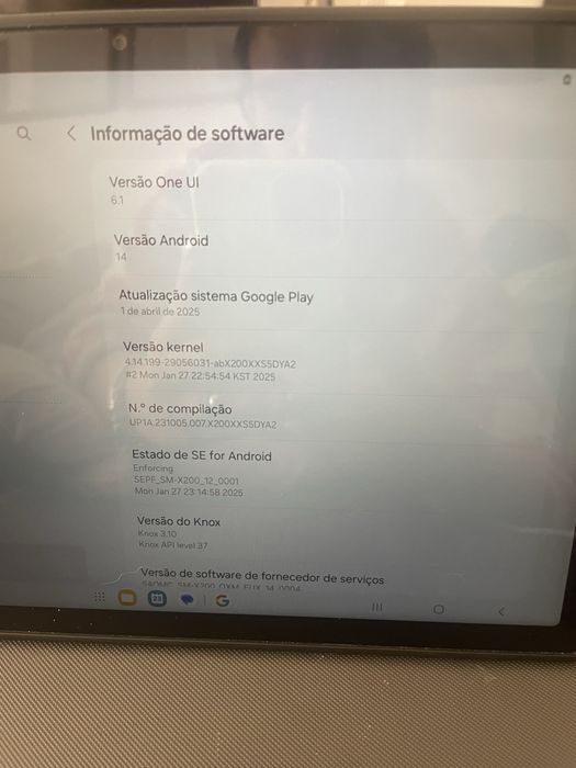 Tablet samsung Tab A8