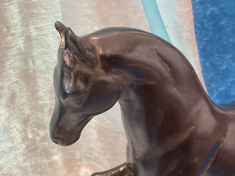 Escultura bronze cavalo 24 cm