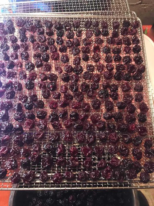 Домашні цукати (в’ялена черешня, груша)