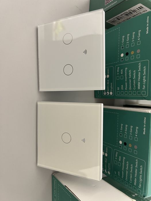 Interruptores para iluminação demótica com Wi-Fi