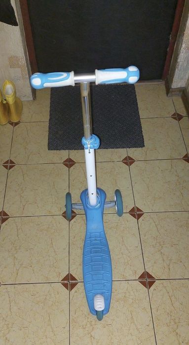 Самокат дитячий Humbaka Fun триколісний Синій