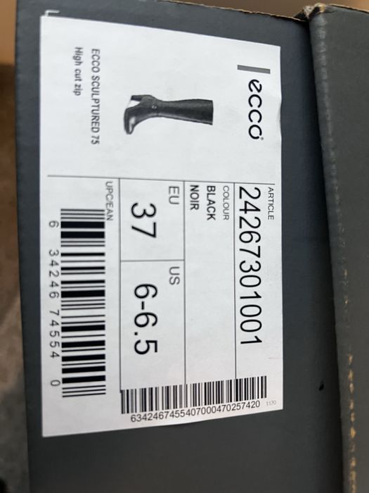 Kozaki damskie marki Ecco 37