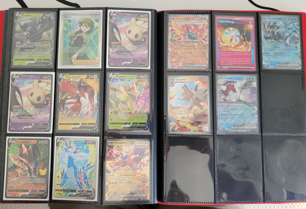 Pokemon TCG - singels full art, rare, holo e reverse holo, promo