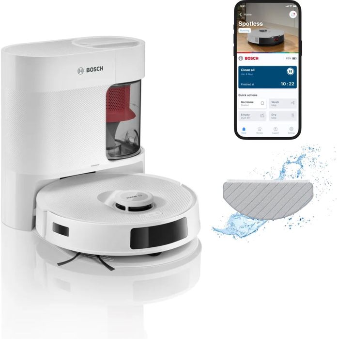 Робот пелисос Bosch BCRD1W (Dry-Service Station ) новий ціна топ  1700