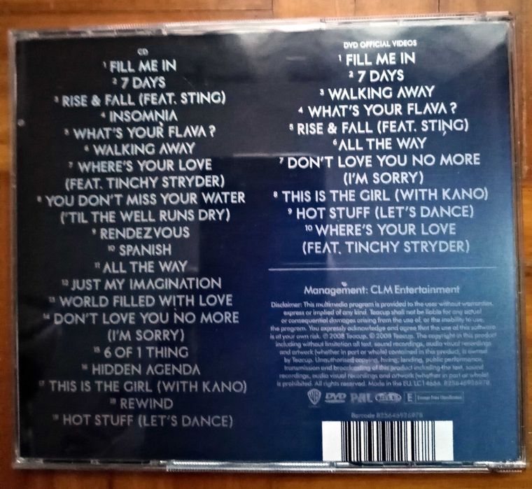 Craig David Greatest Hits 2008 - cd + DVD