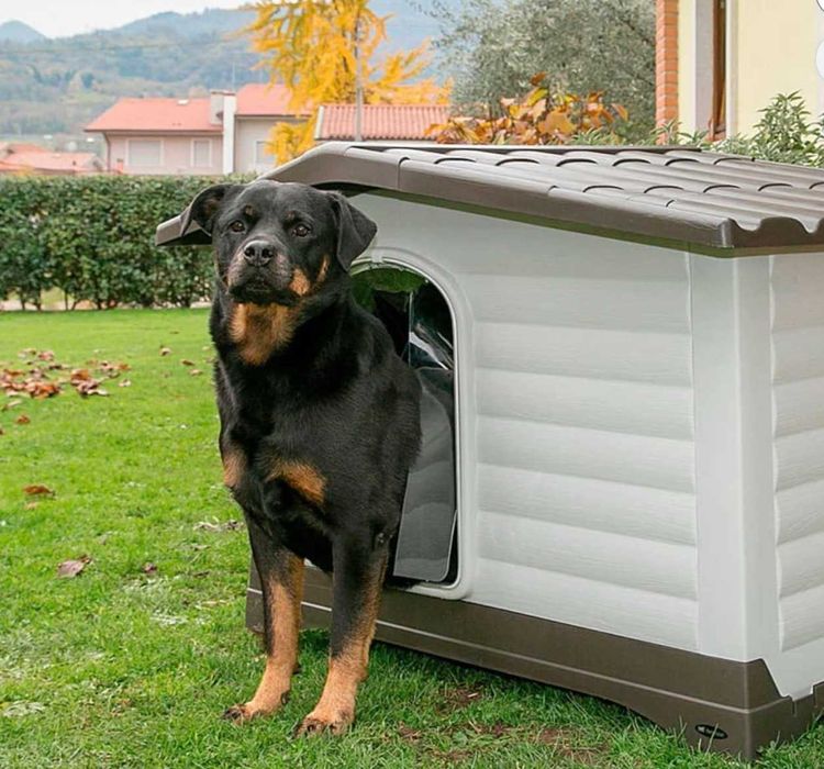 Casota cão DogVilla 90 - Casa animais 88x72x65 cm