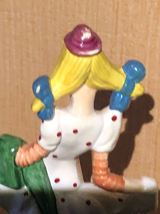 Вінтажна статуетка клоун клоунеса