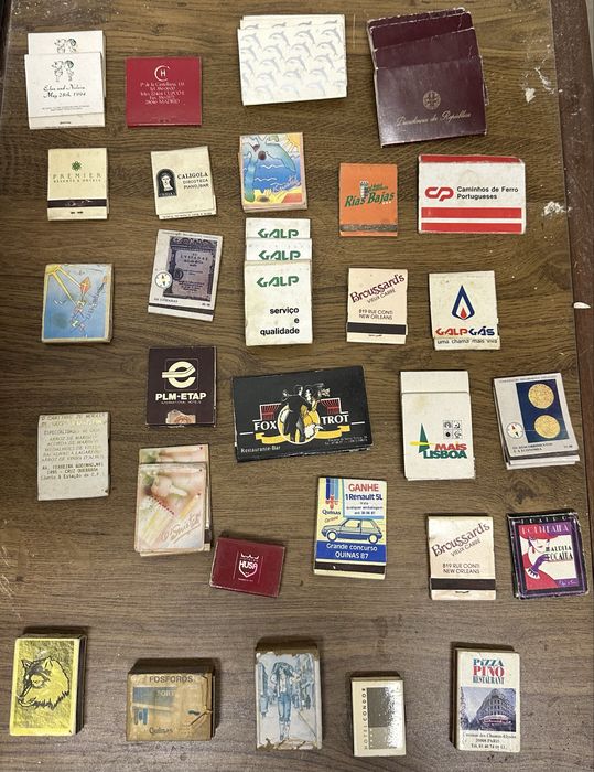 Caixas de fosferos para colecionadores