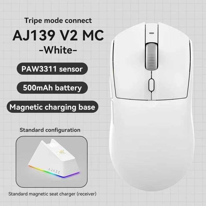Ігрова миша Ajazz Aj139 v2/pro  (Нова)