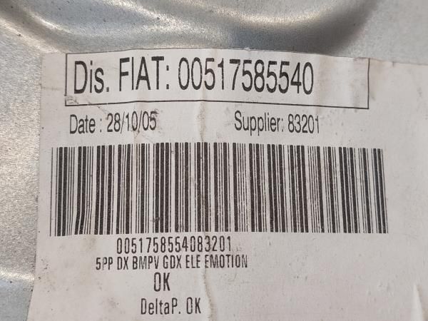 Elevador vidros trás direito LANCIA Musa (350_)