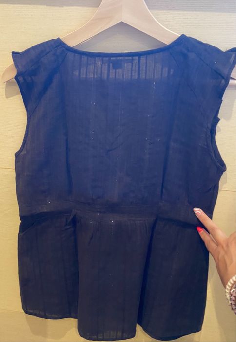 Blusa castanha Salsa