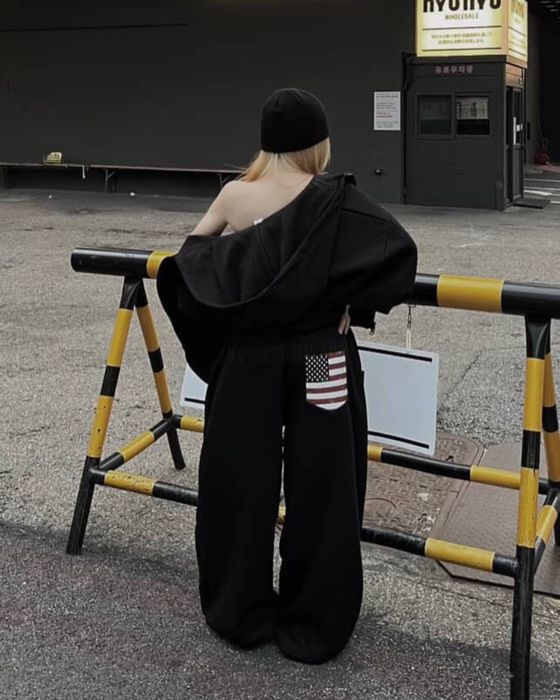 Оверсайз костюм на флісі