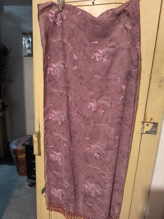 Conjunto sapatos carteira e 2 echarpes