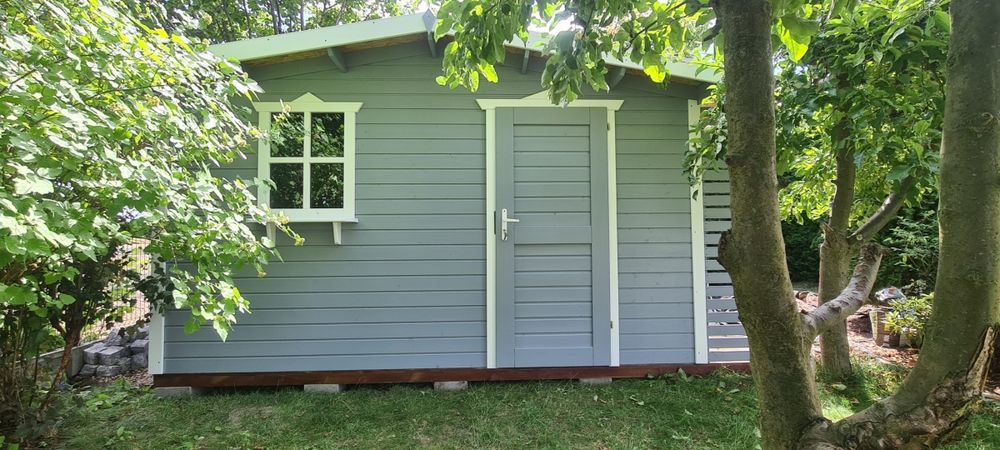 Domek narzędziowy ogrodowy drewniany