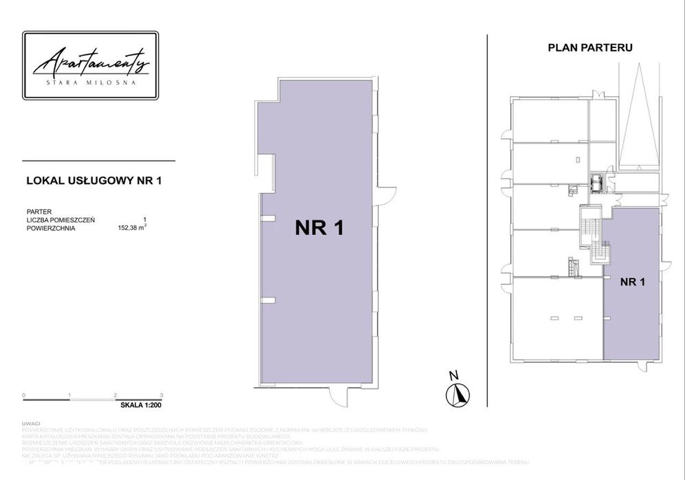 Lokal usługowy 152,38 m2 | Parter | Nowa inwestycja