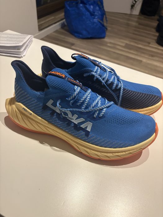 HOKA Carbon X3 rozmiar 46 NOWE  CSBB niebiesko-pomaranczowy