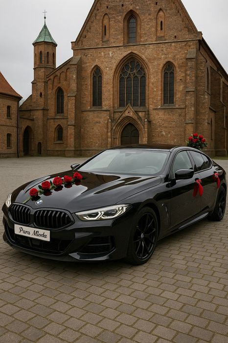 Auto do ślubu BMW 840i Biale Skóry Nowe!!!