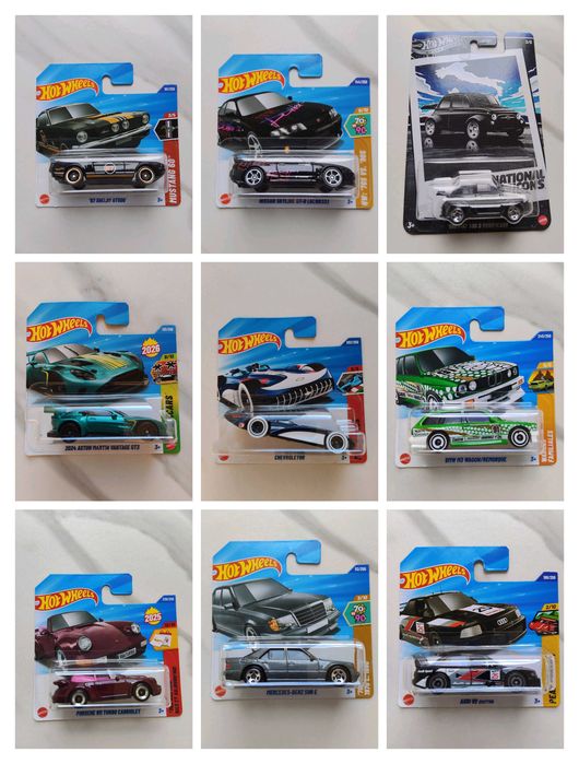 Hot wheels zestaw 9 samochodzików