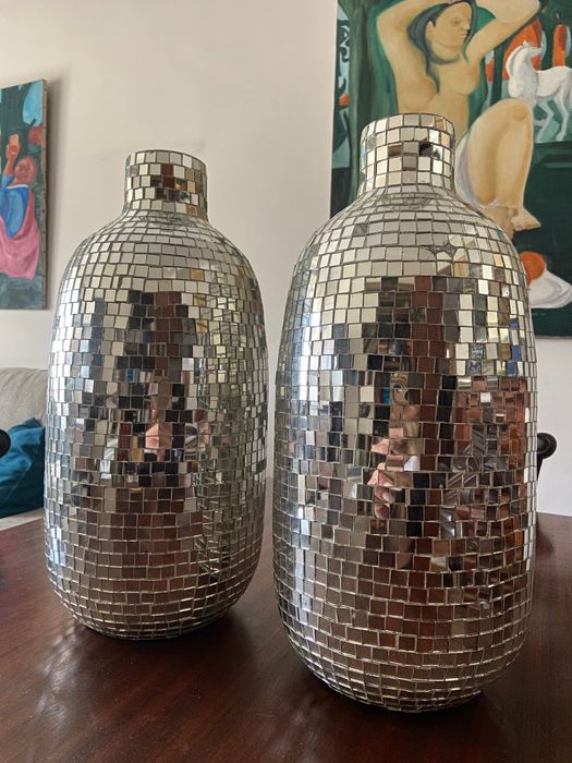 Conjunto com 7 vasos e potes design moderno501822694234542081