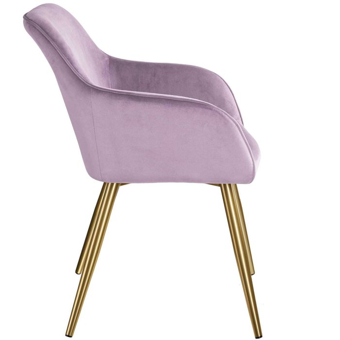 Krzesło Marilyn złoty/ liliowy, czarny, turkus lub kremowy OUTLET