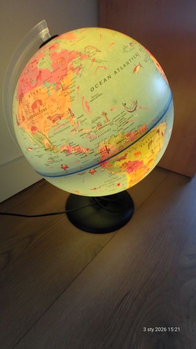 Globus podświetlany 30cm