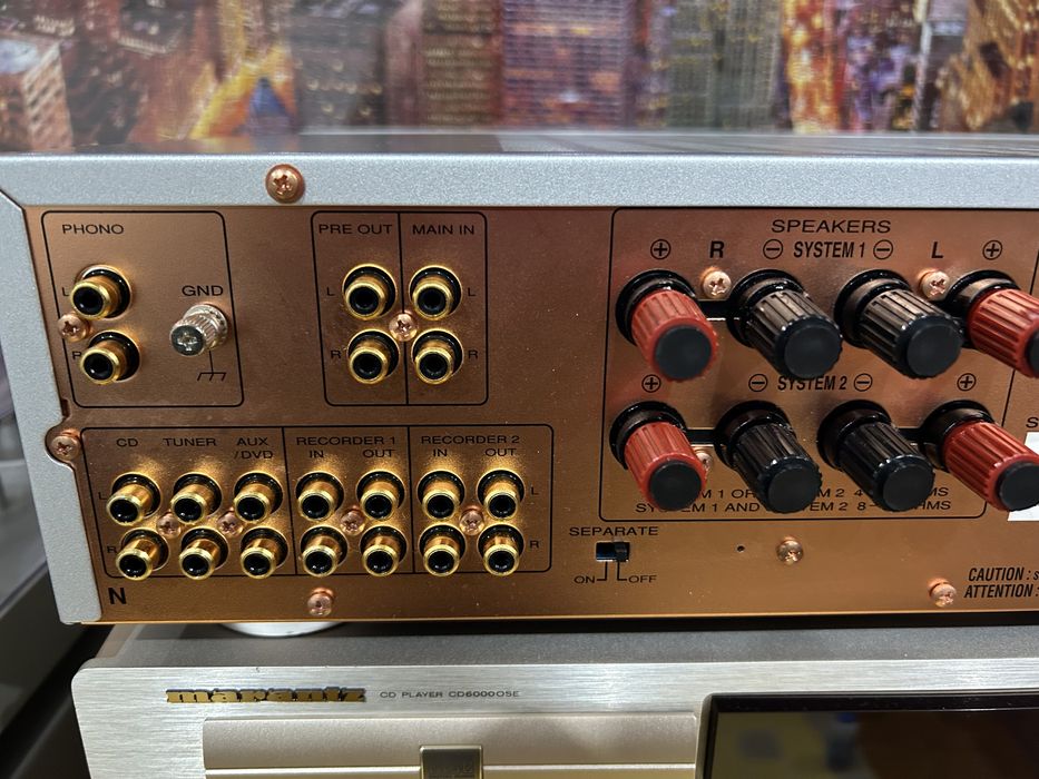 Amplificador Marantz PM 7001 Ki Signature com comando.