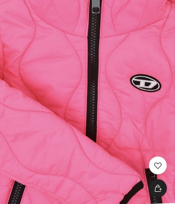 Куртка розовая diesel