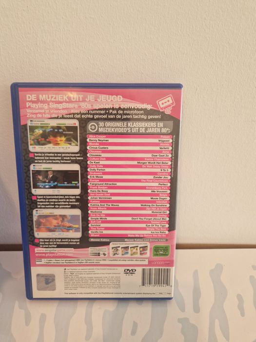Singstar 80s ps2 PlayStation 2